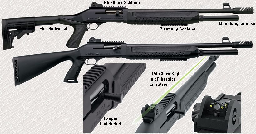 Fabarm Sat 8 Pro Teleskopic